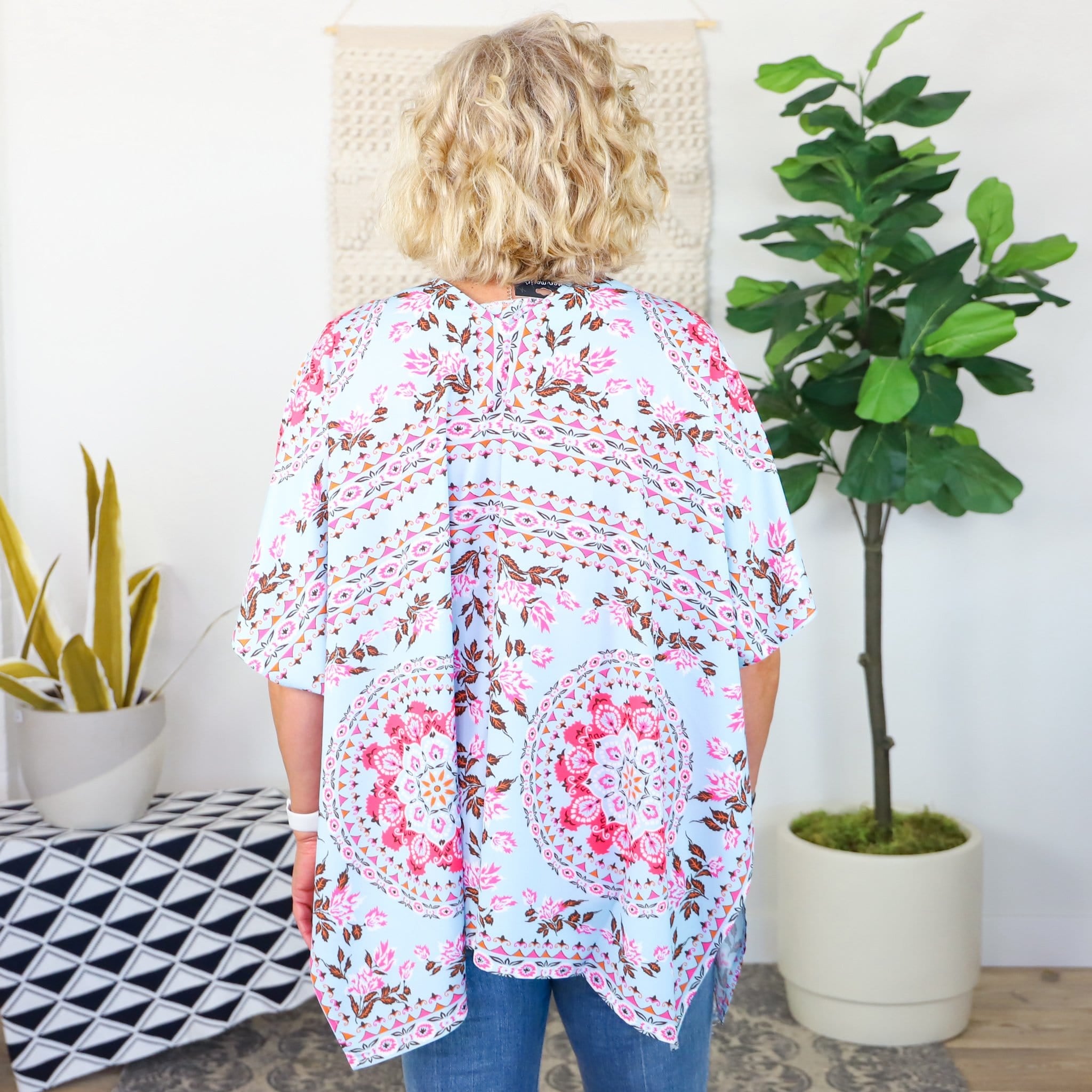 Mandala Printed Kimono