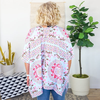 Mandala Printed Kimono