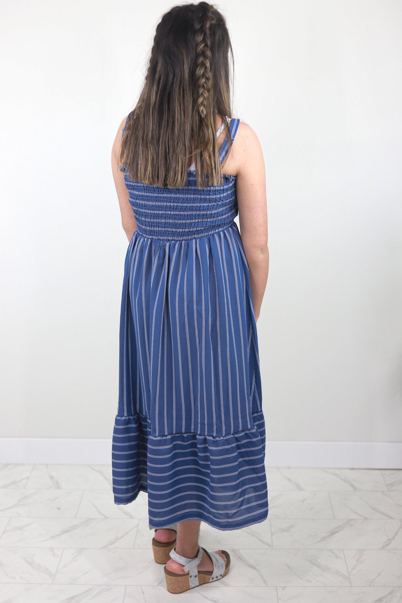 Nautical Vibes Blue Dress