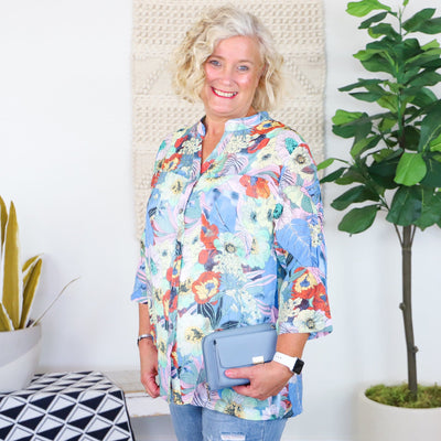 Spring Floral Blouse