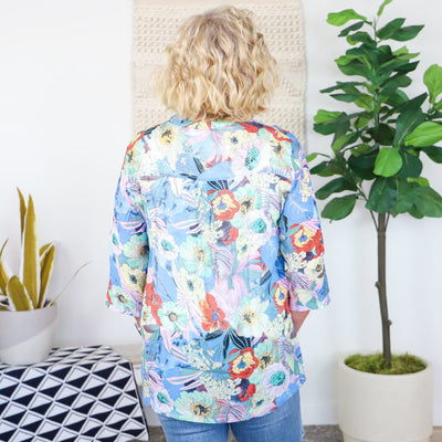 Spring Floral Blouse