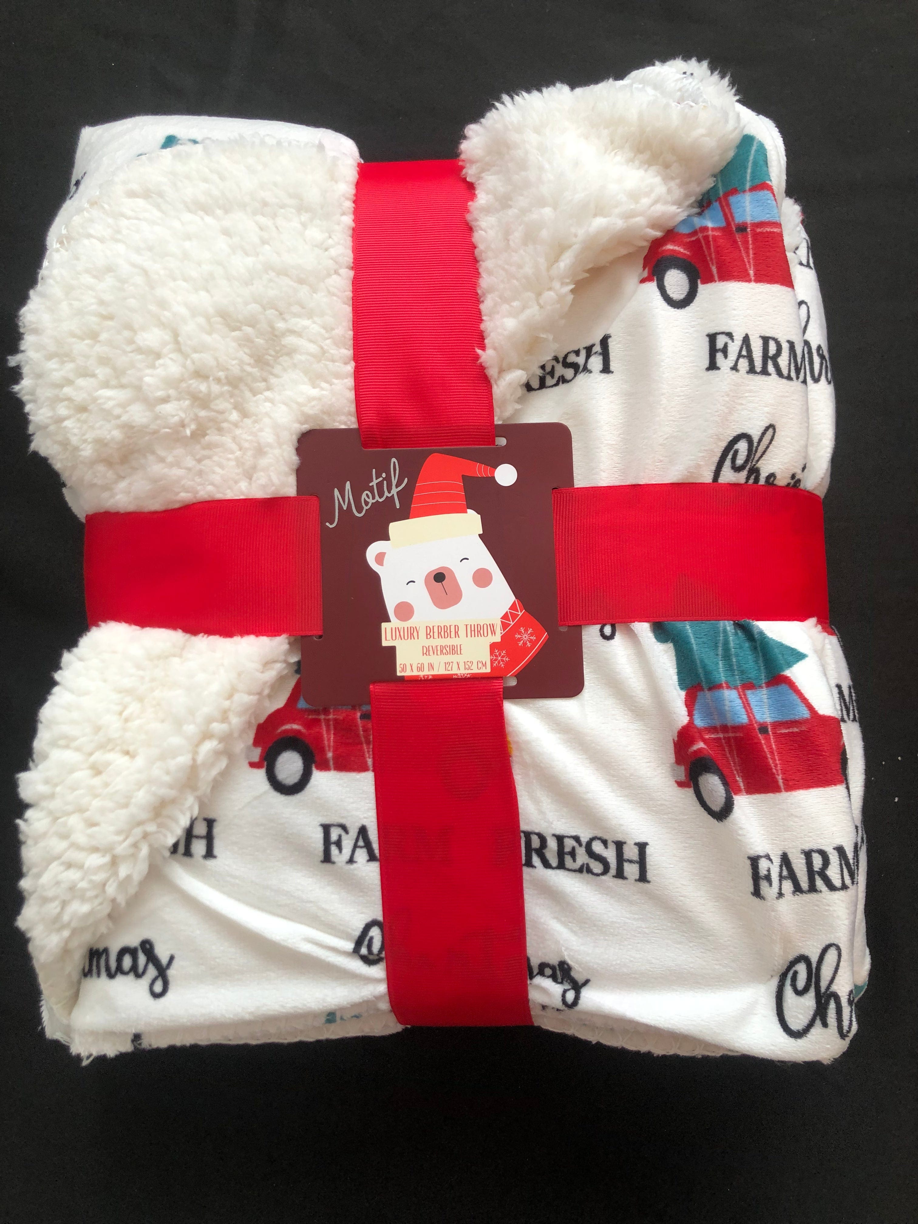 Christmas Tree Farm Holiday Throw