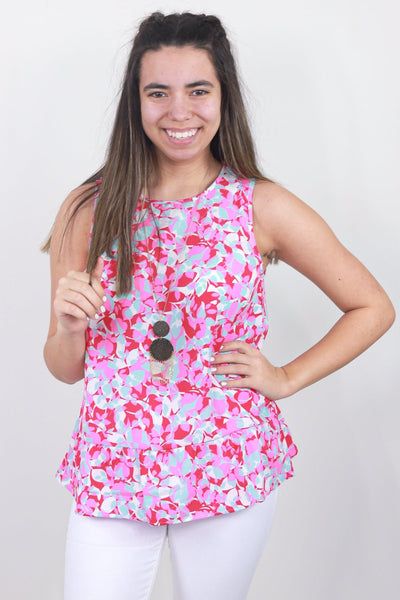 Candy Shop Floral Tank