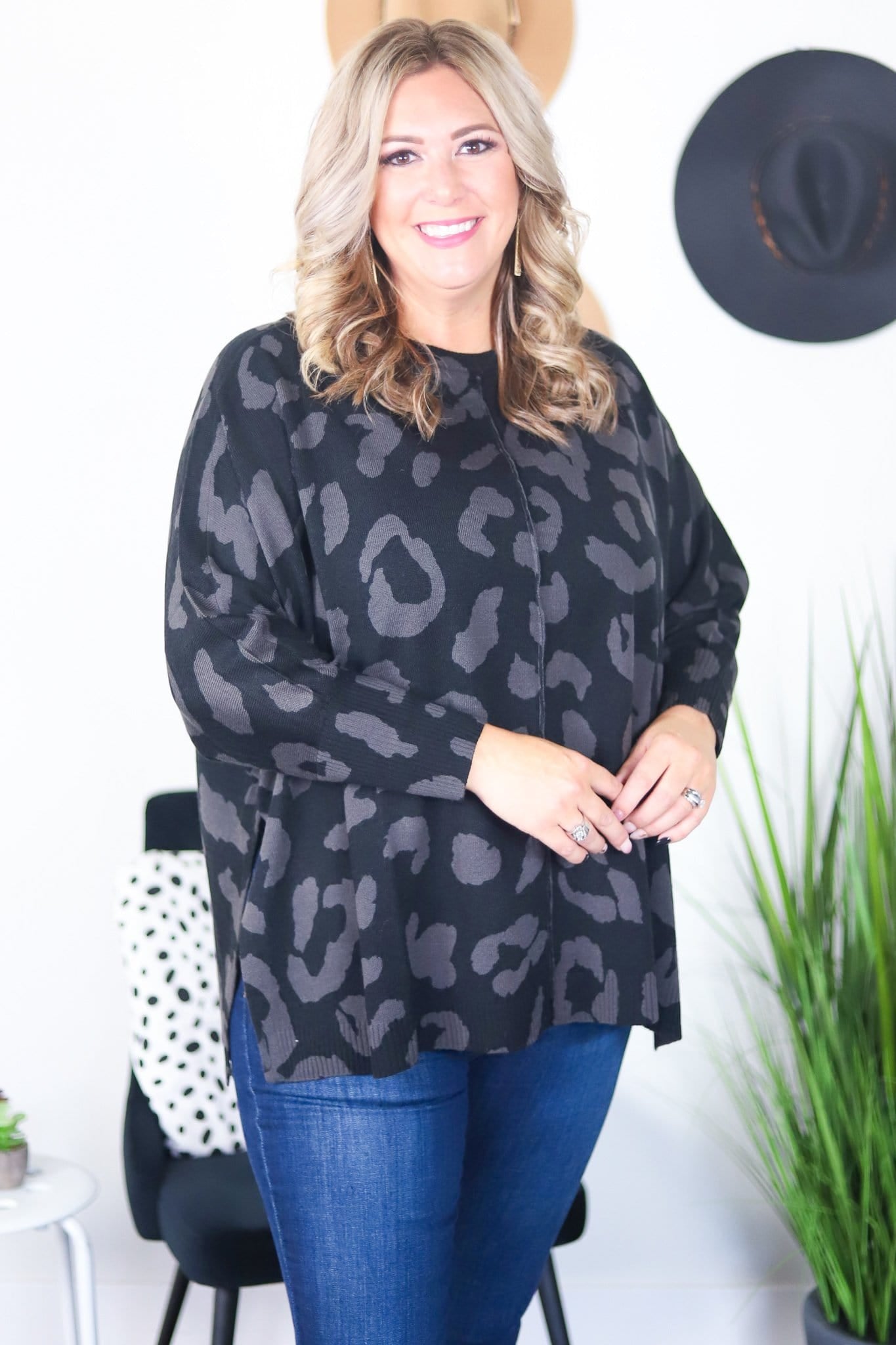 Adele Leopard Sweater