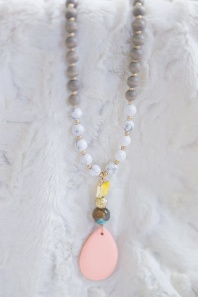 Mixed Media Stmt Necklace