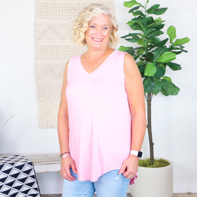 Luxe V-neck Sleeveless Top