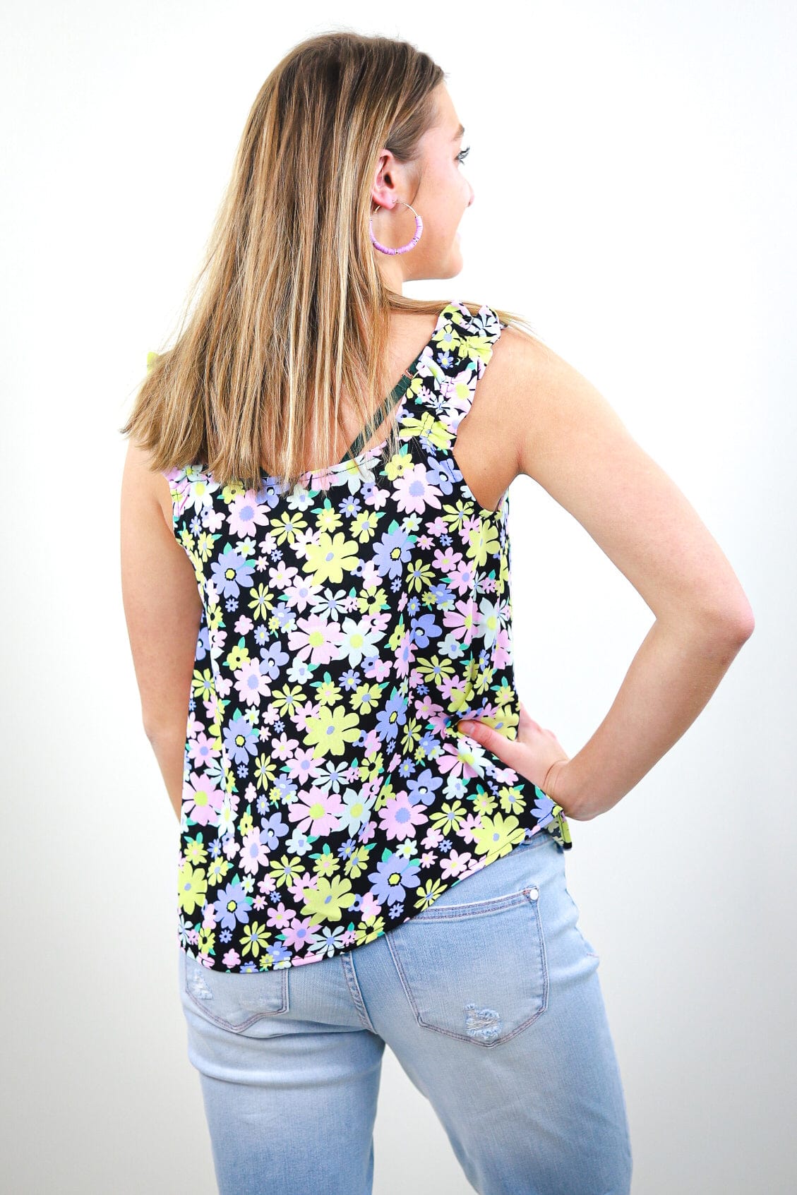 Throwback Floral Tank