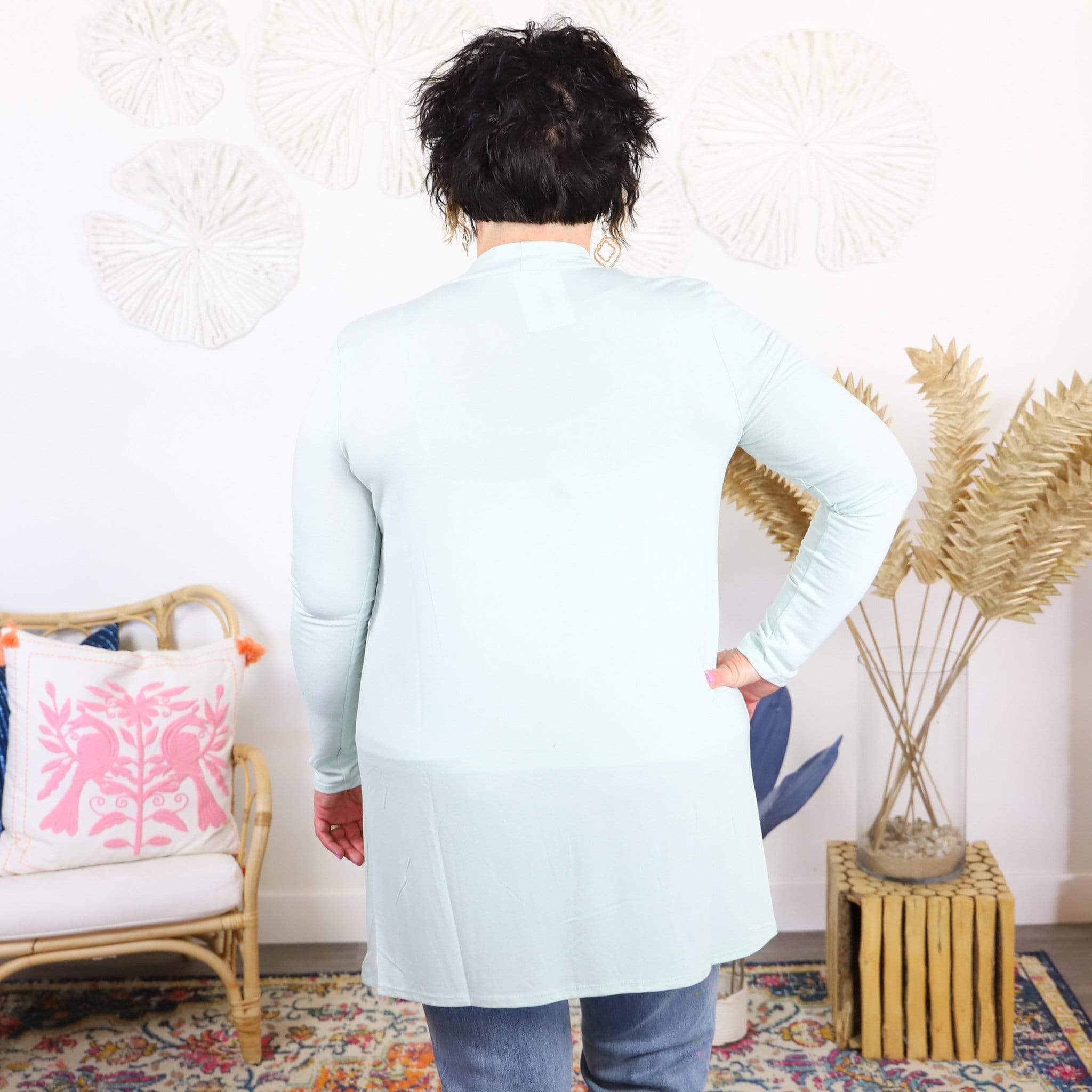 Slouchy Pocket Open Cardigan - Bright Collection