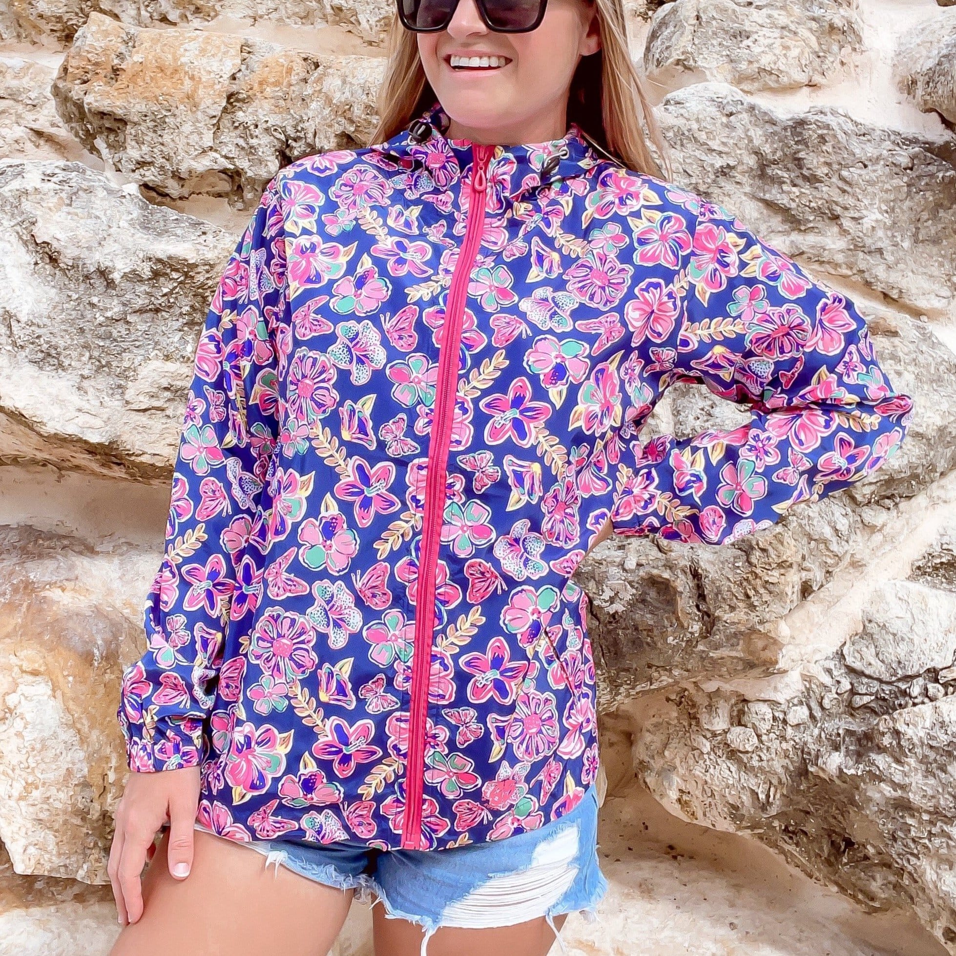 Simply Southern Butterfly Rain Jacket