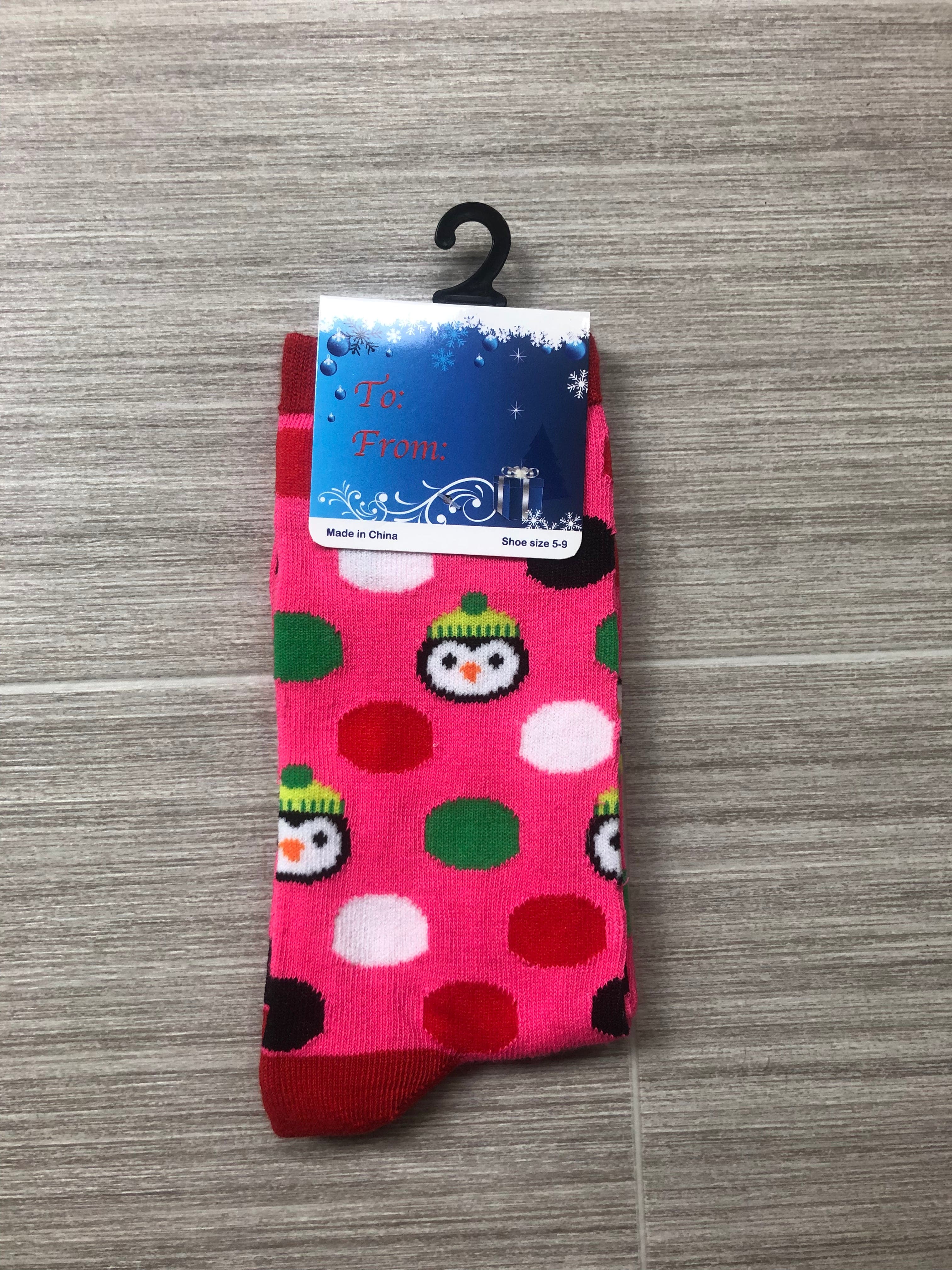 Holiday Penguin Socks