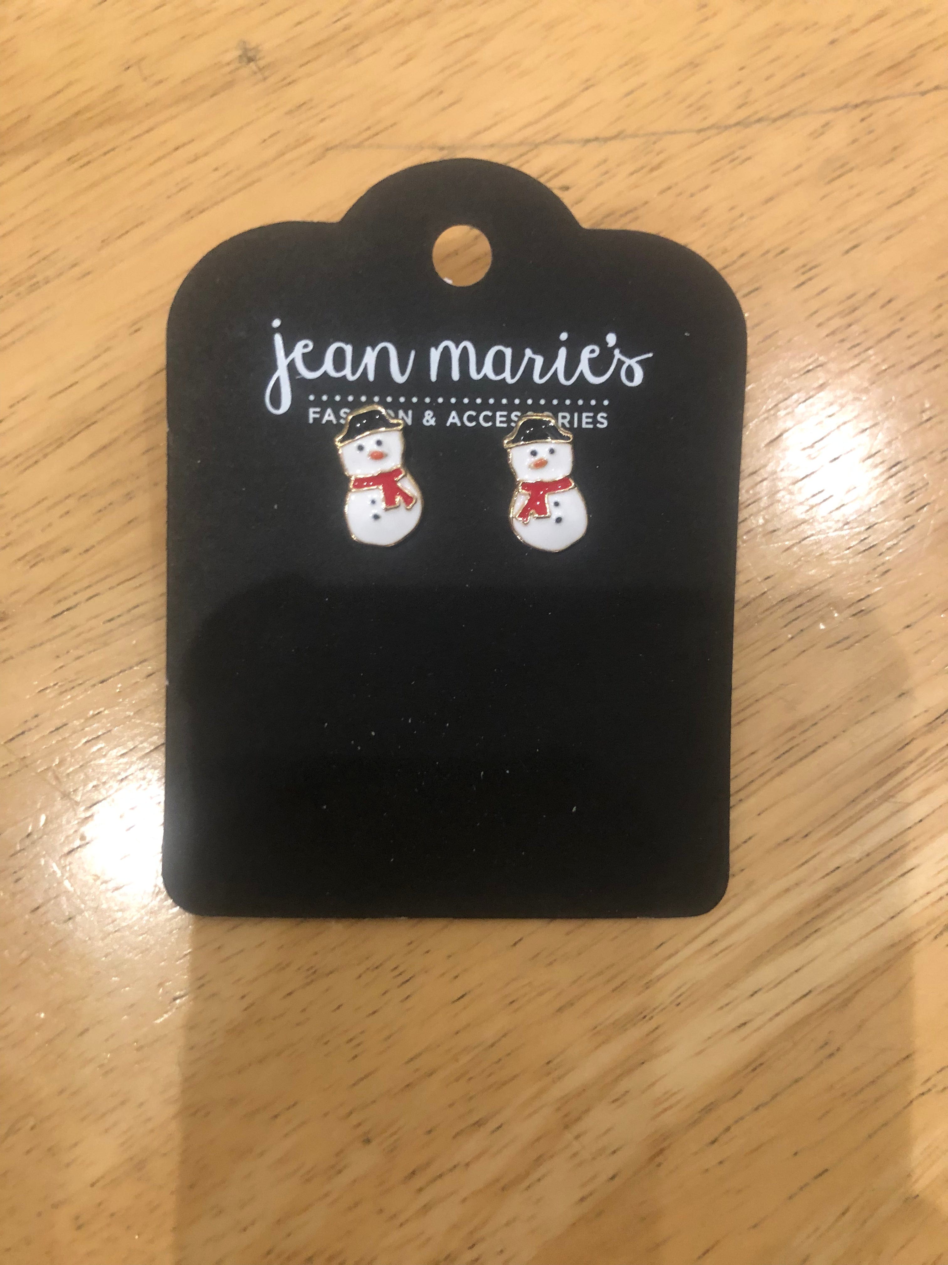 Snowman Stud Earring