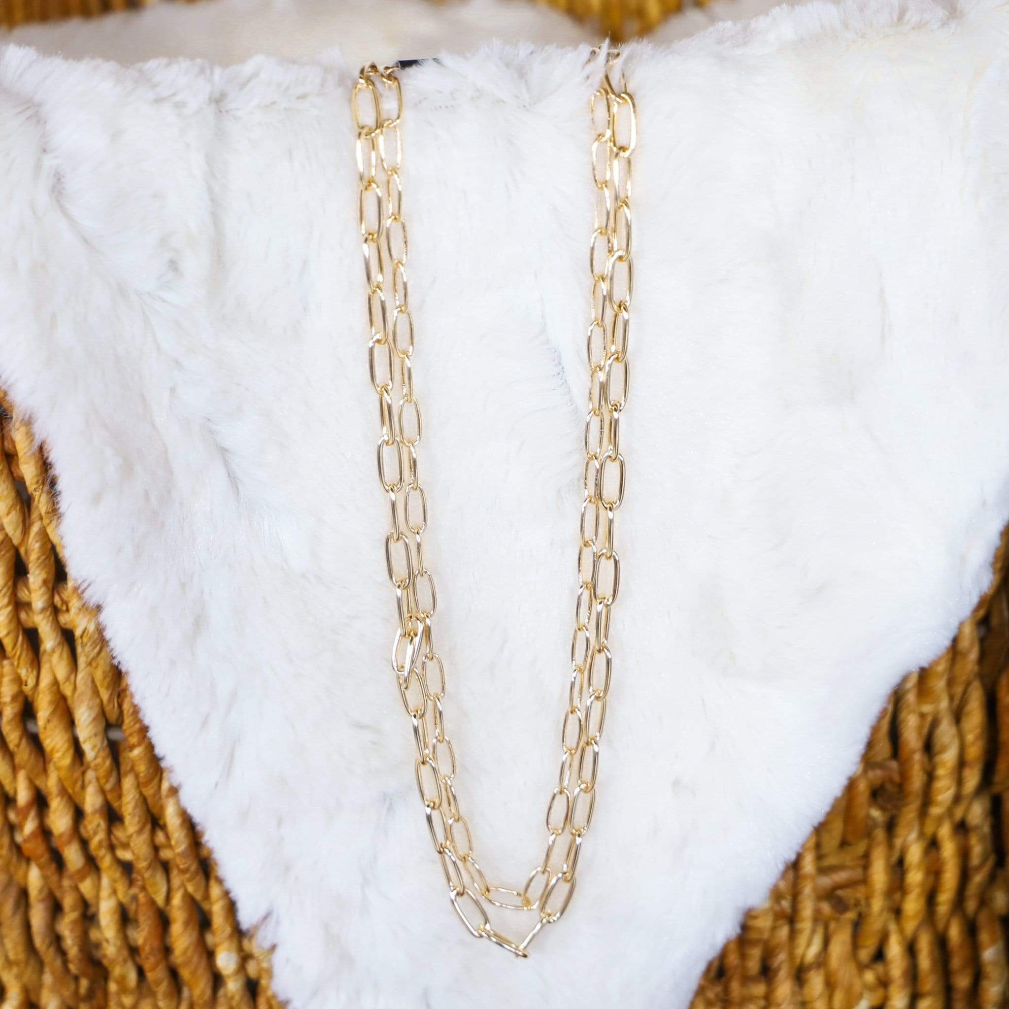 Double Layer Chain Necklace