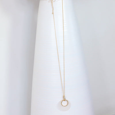 Circle Pendant Necklace
