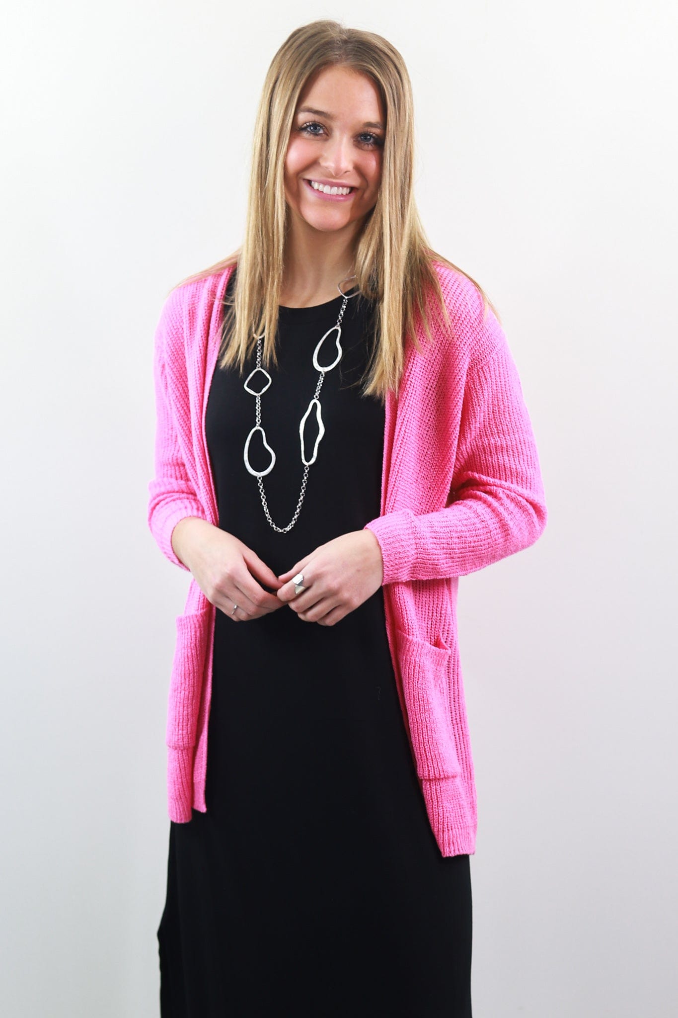 Pink Everyday Cardigan