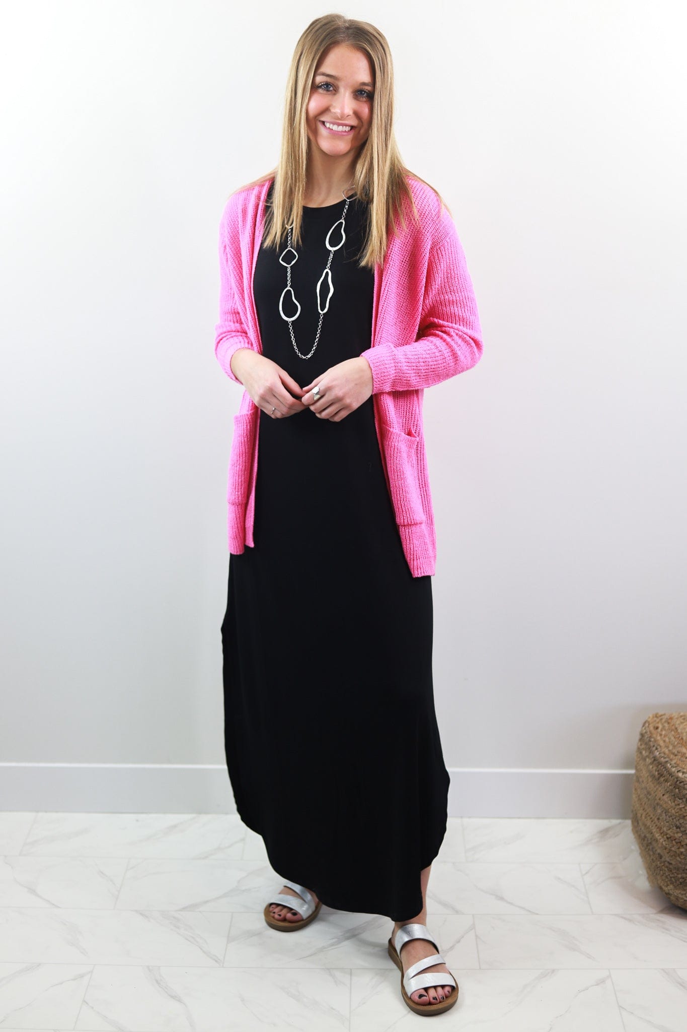Midi Length Knit Dress