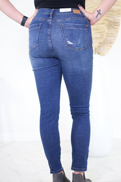 High Rise Cargo Pocket Skinny