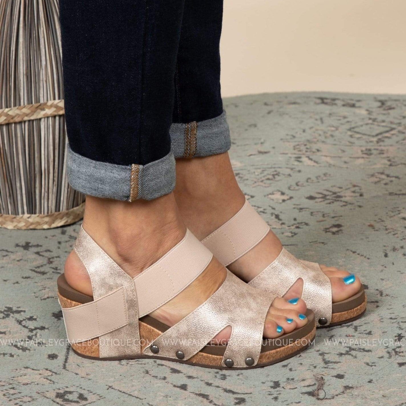 Fig Gold Sandal
