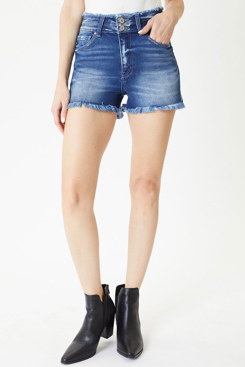 High Rise Detail Shorts