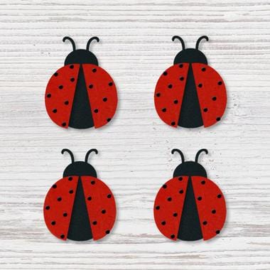 Ladybug Magnets S/4