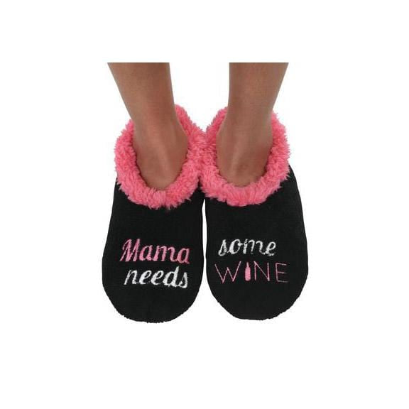 Mama Needs Wine Slipper