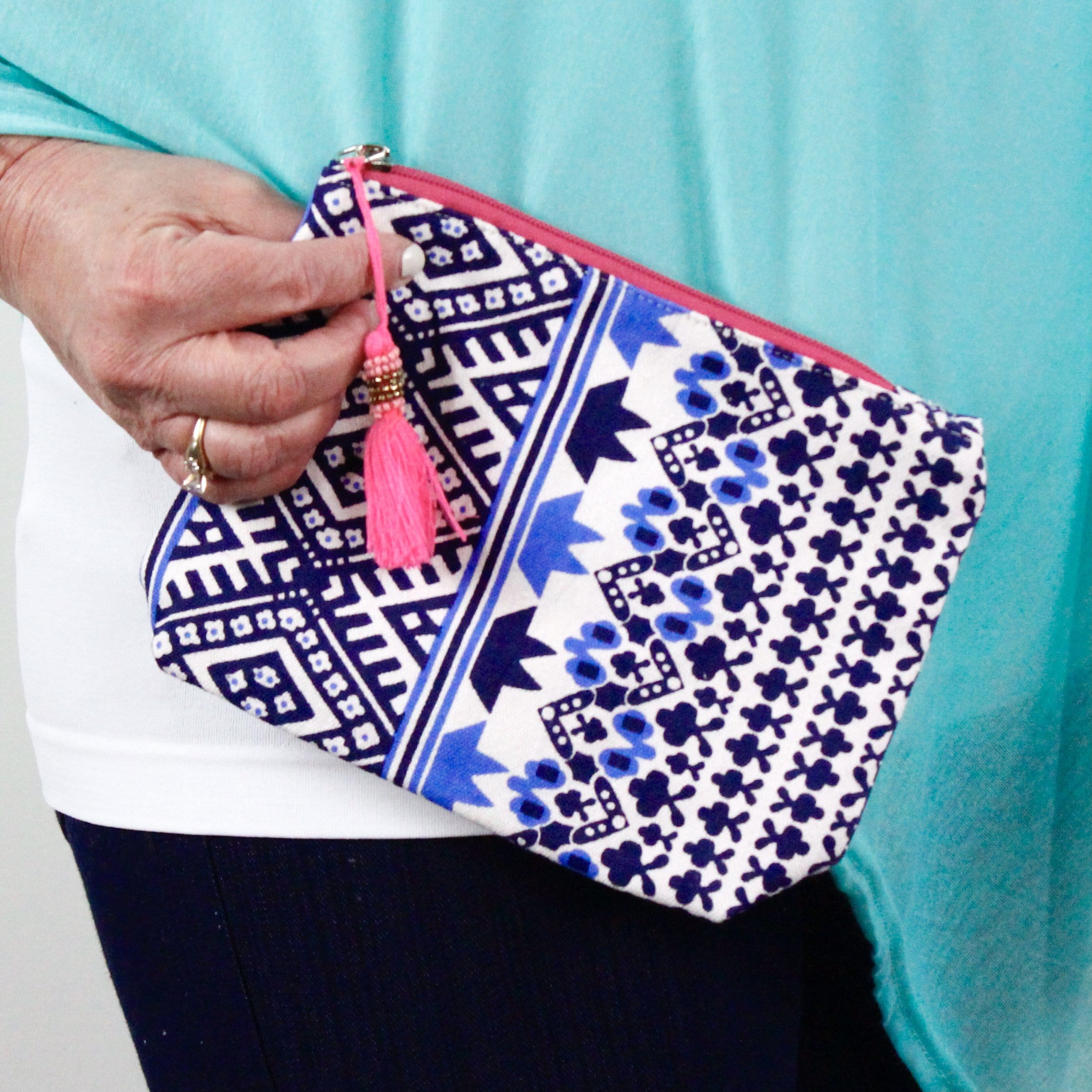 Multi Pattern Cosmetic Bag