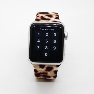 Leopard Silicone Watch Band