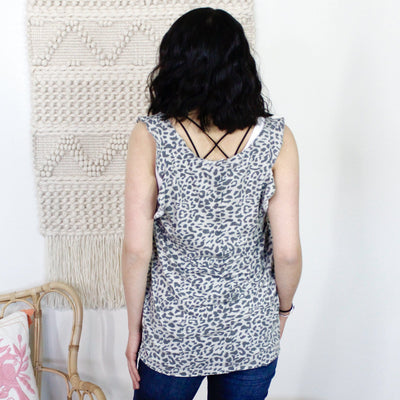 Leopard Boho Sleeveless Top