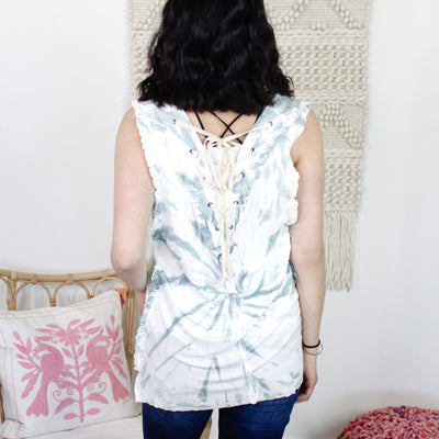 Indigo Cloud Sleeveless Top