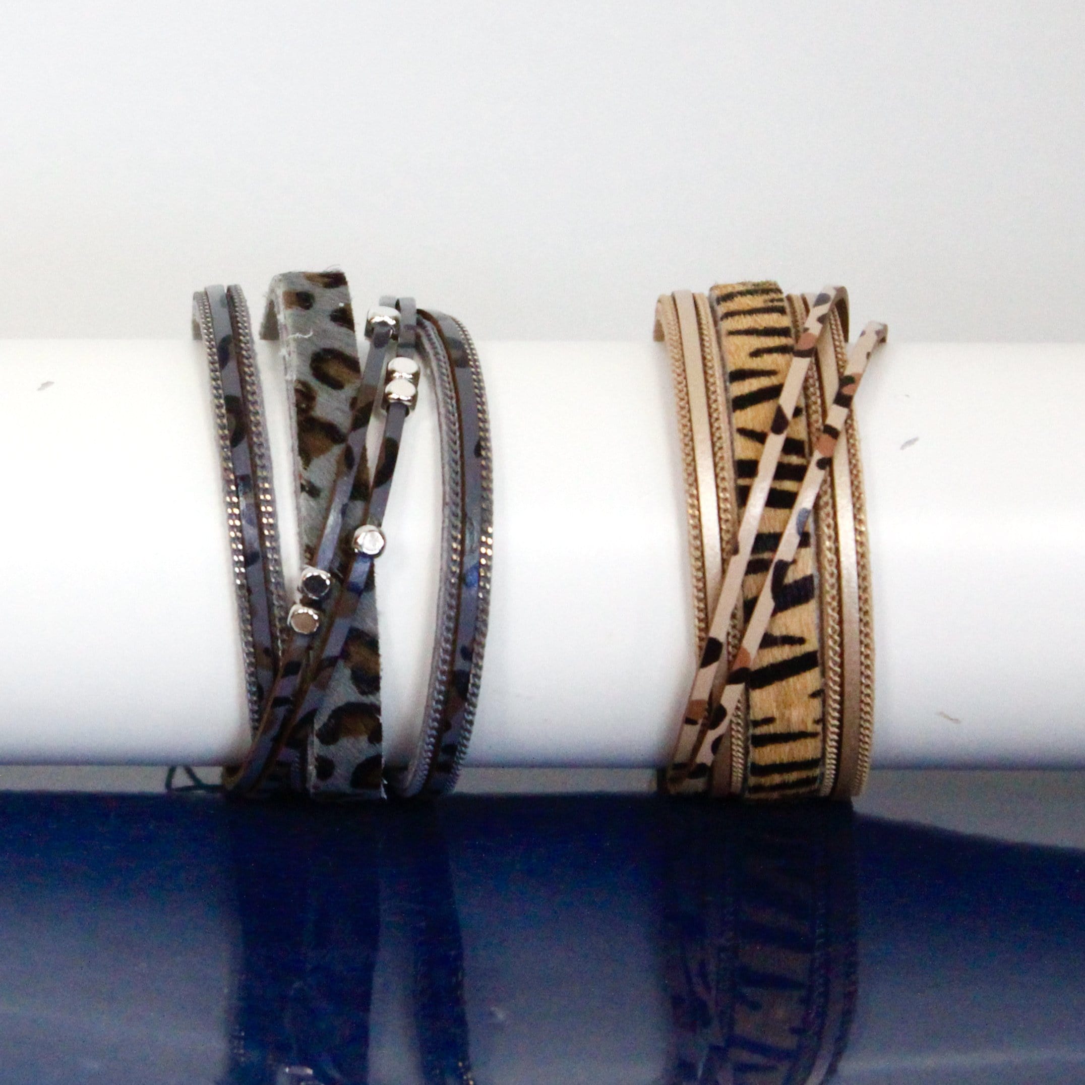 Animal Print Magnetic Bracelet