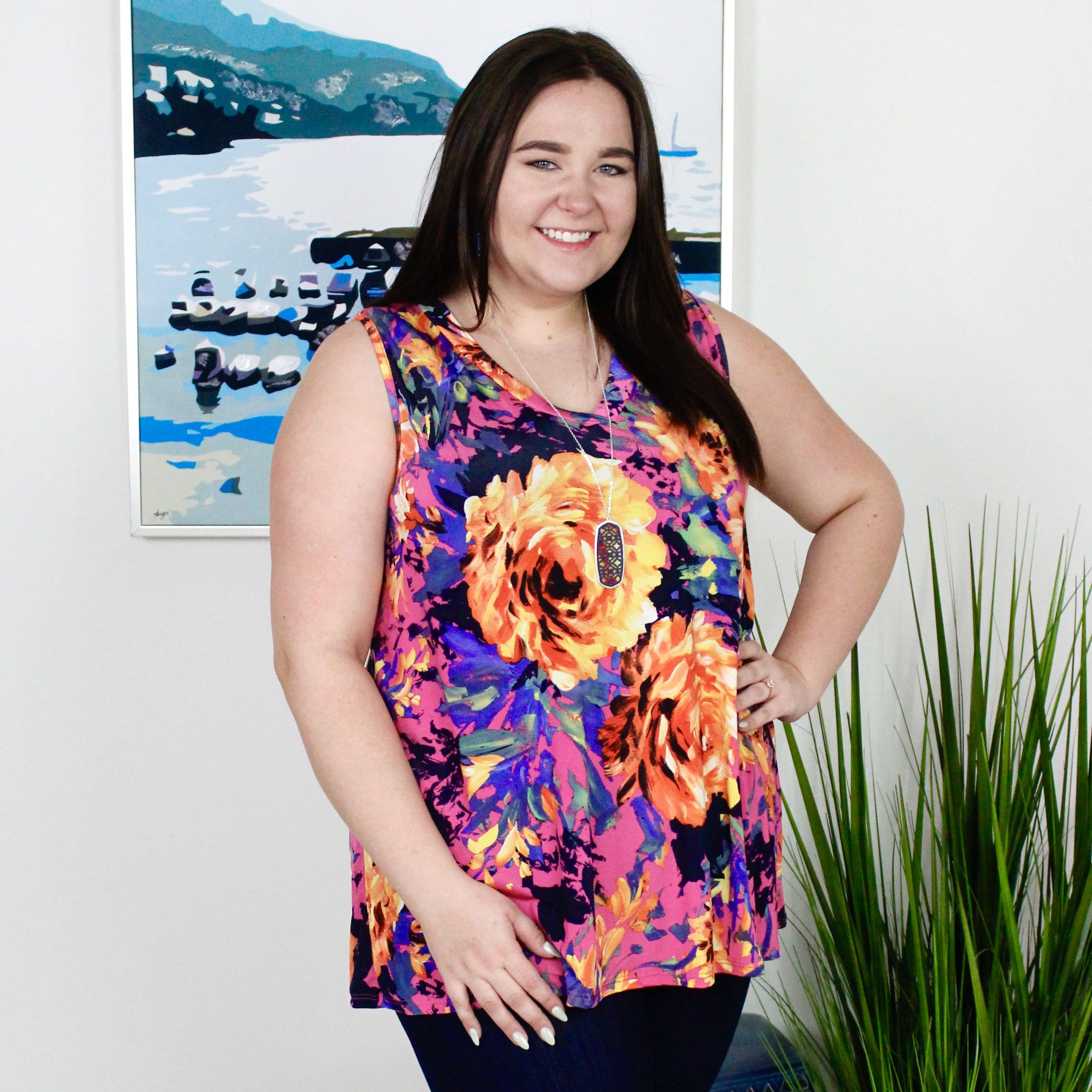 Erica Floral Tank
