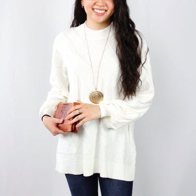 Diamond Pattern Sweater