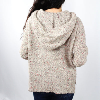 Hooded Speckle Sweater