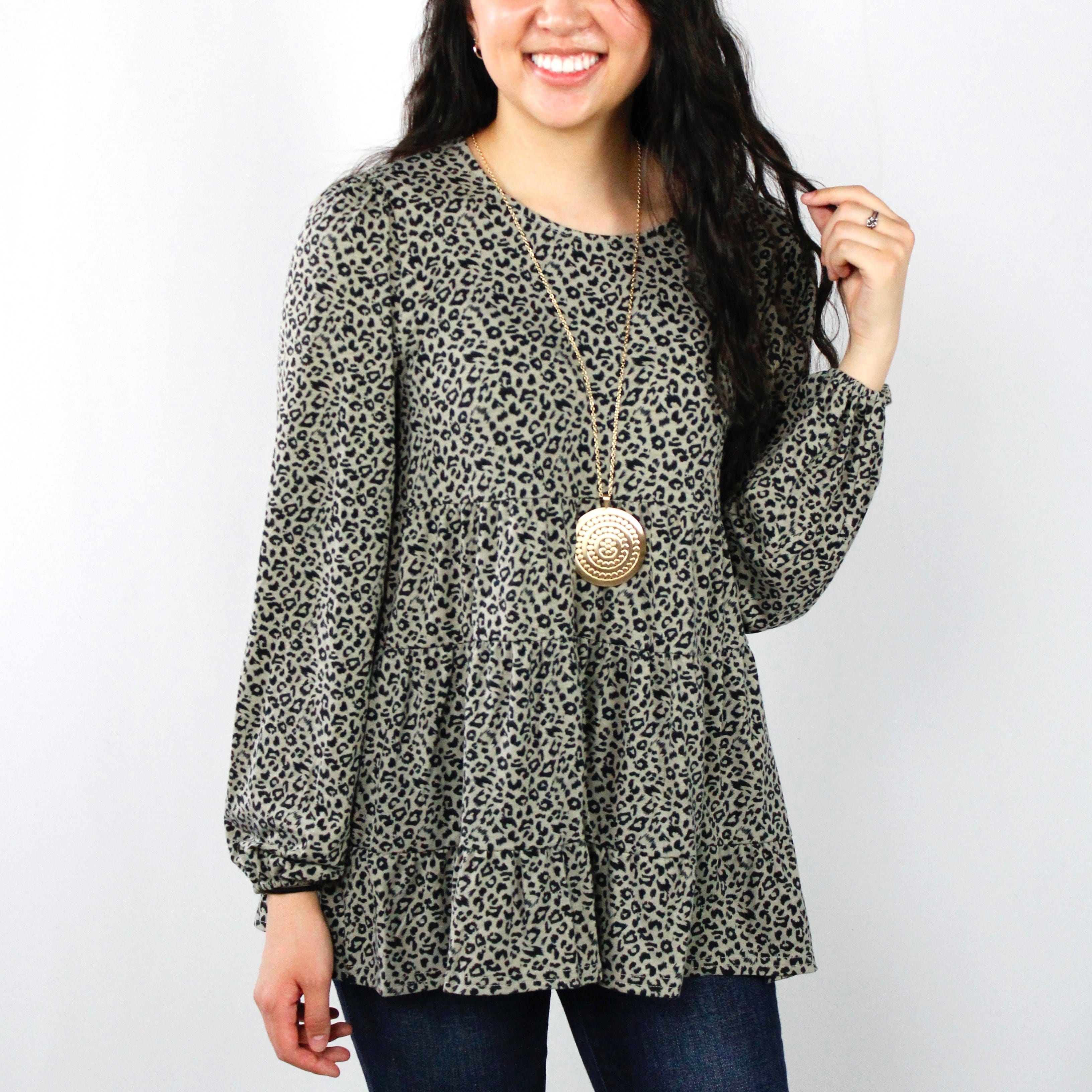 Olive Mix Blouse