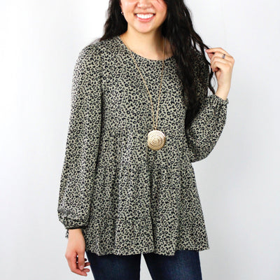 Olive Mix Blouse