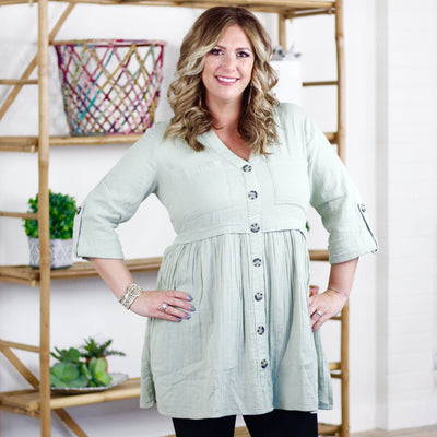 Addison Button Down Dress