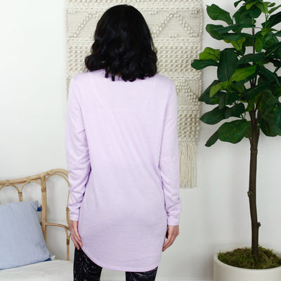 Long Sleeve Flow Top w/Side Slits