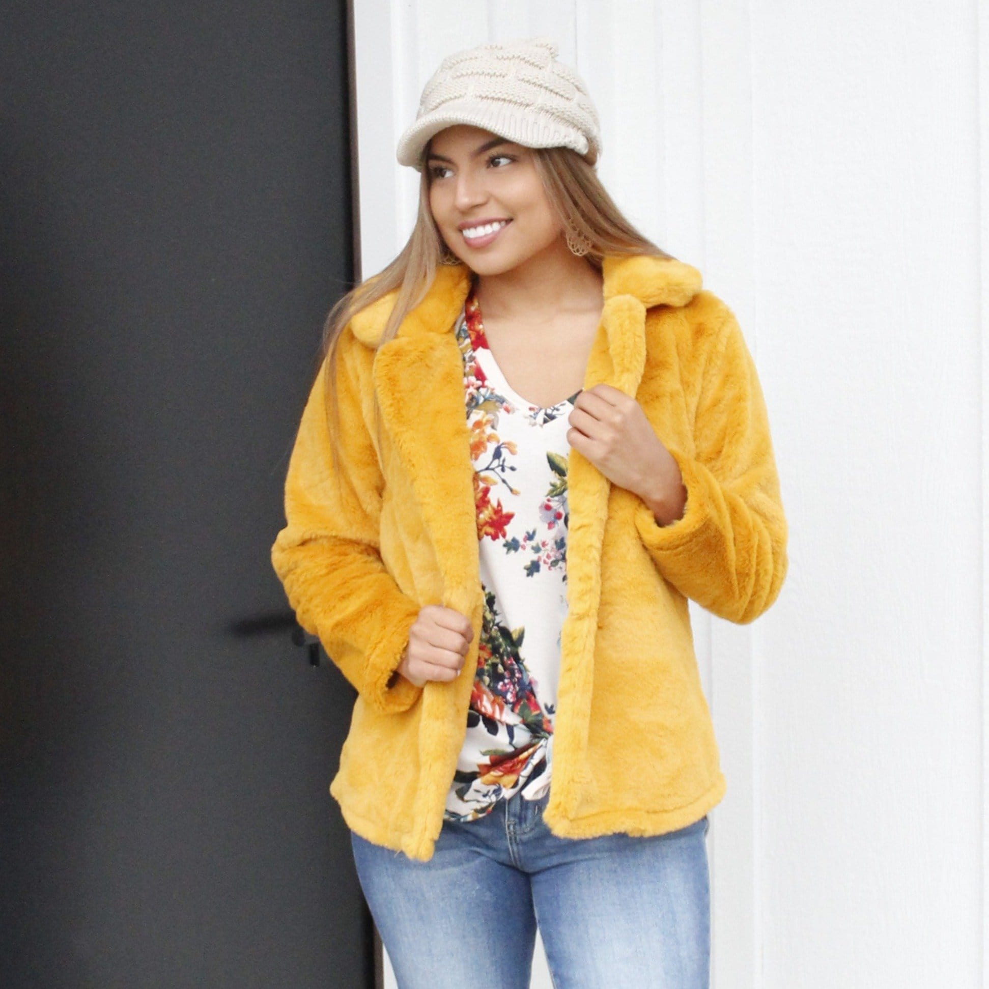 Faux Fur Jacket