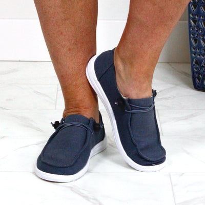 Denim Kayak Slip On Shoe