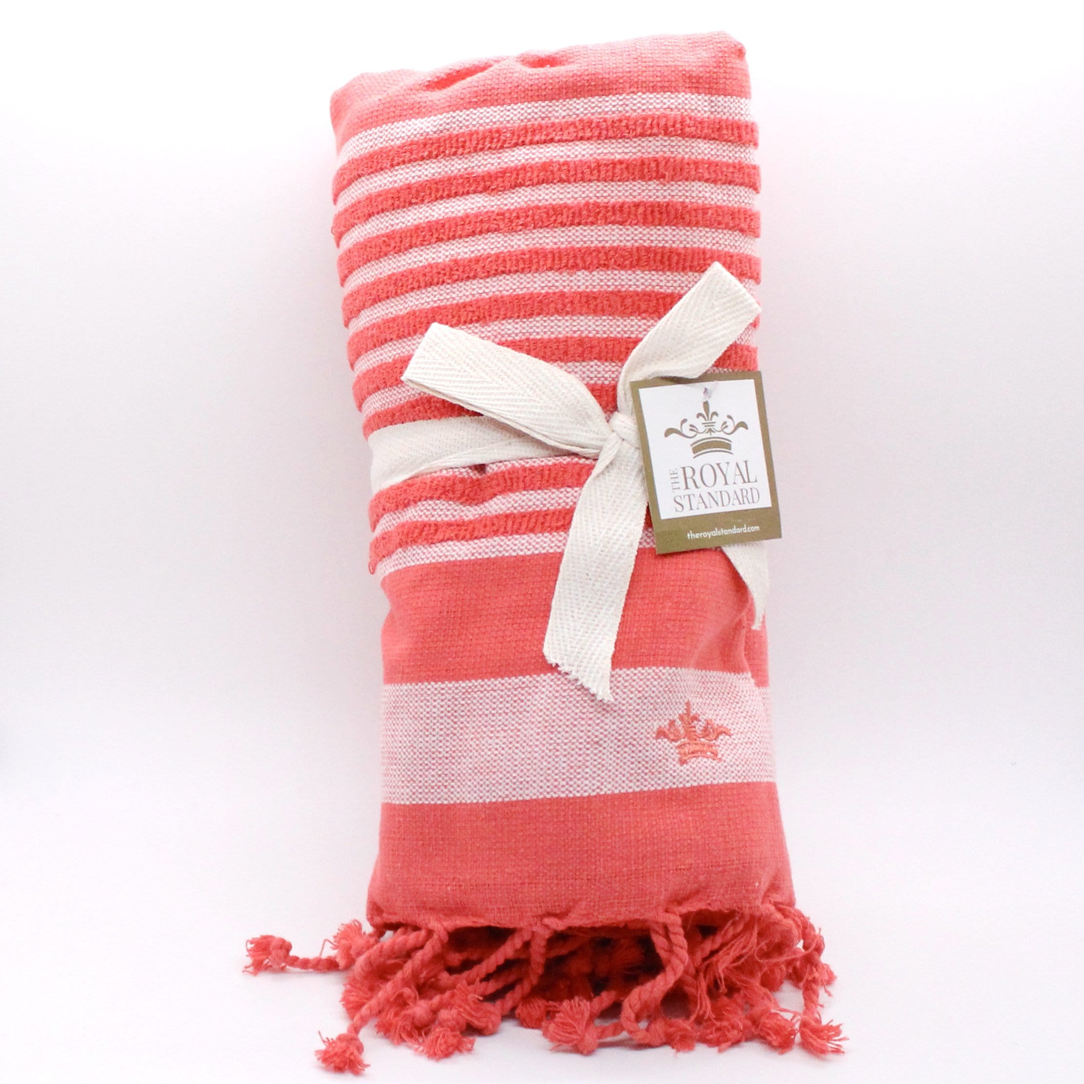 Bahama Stripe Beach Towel Melon
