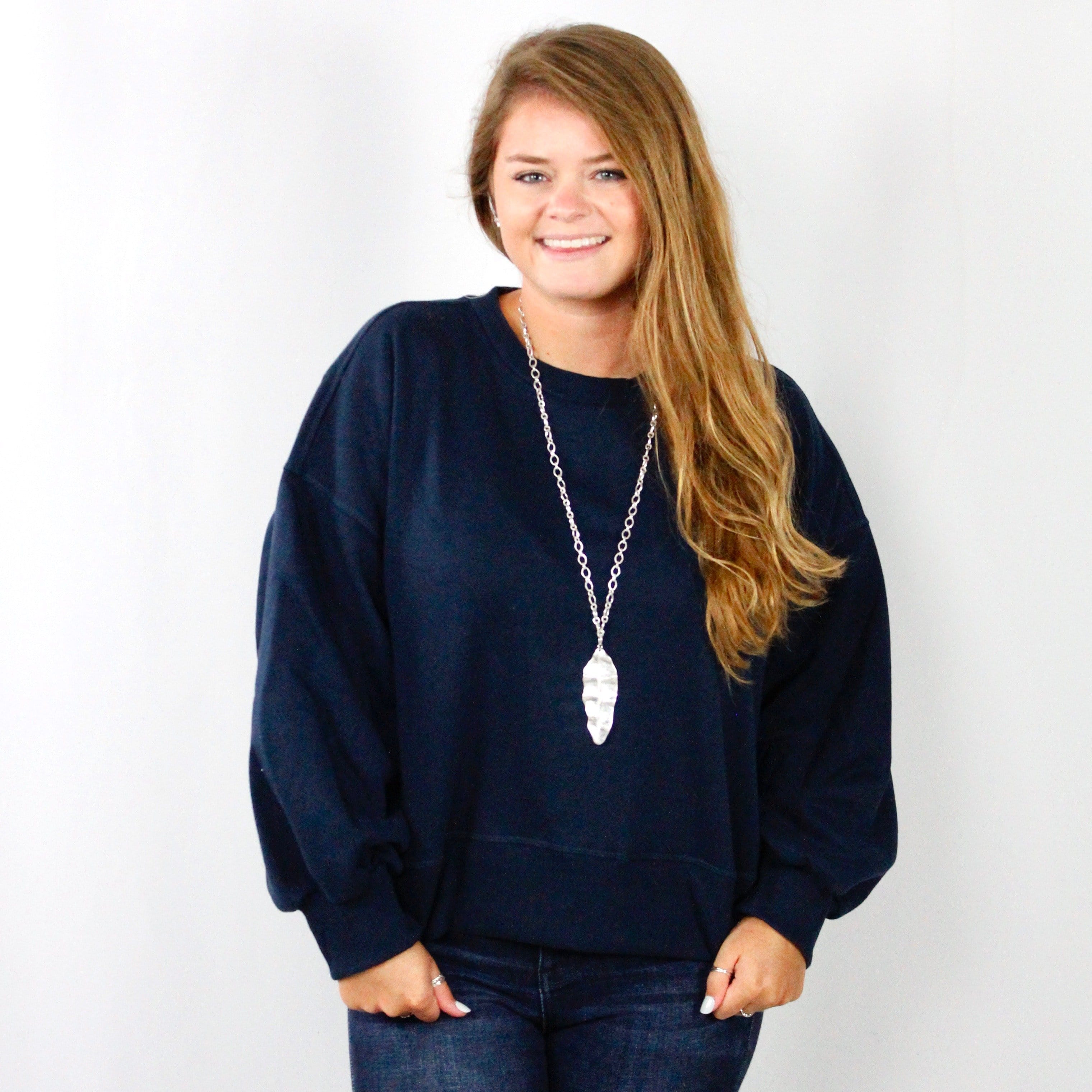 Balloon Sleeve Sweatshirt