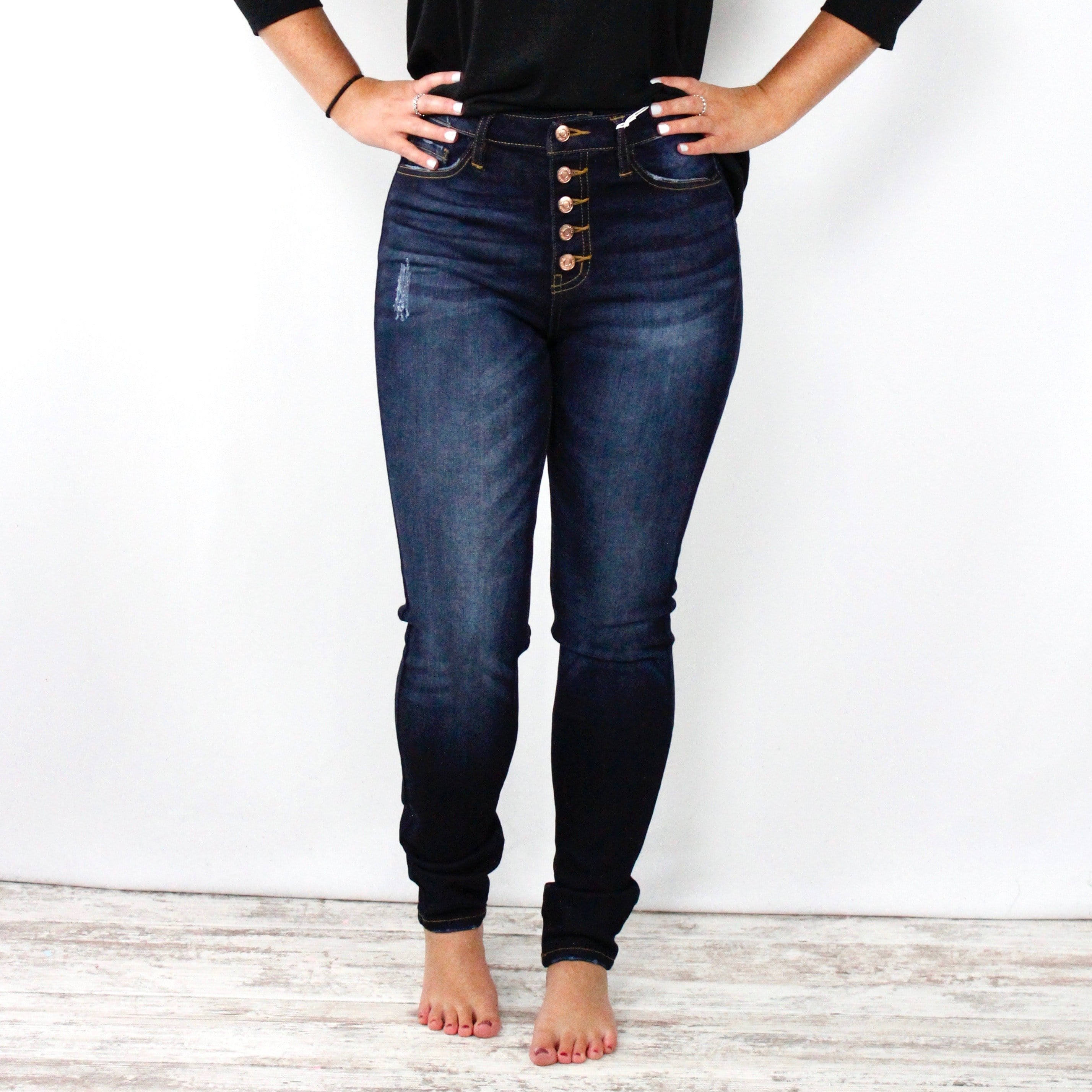 Alina High Rise Super Skinny Jeans