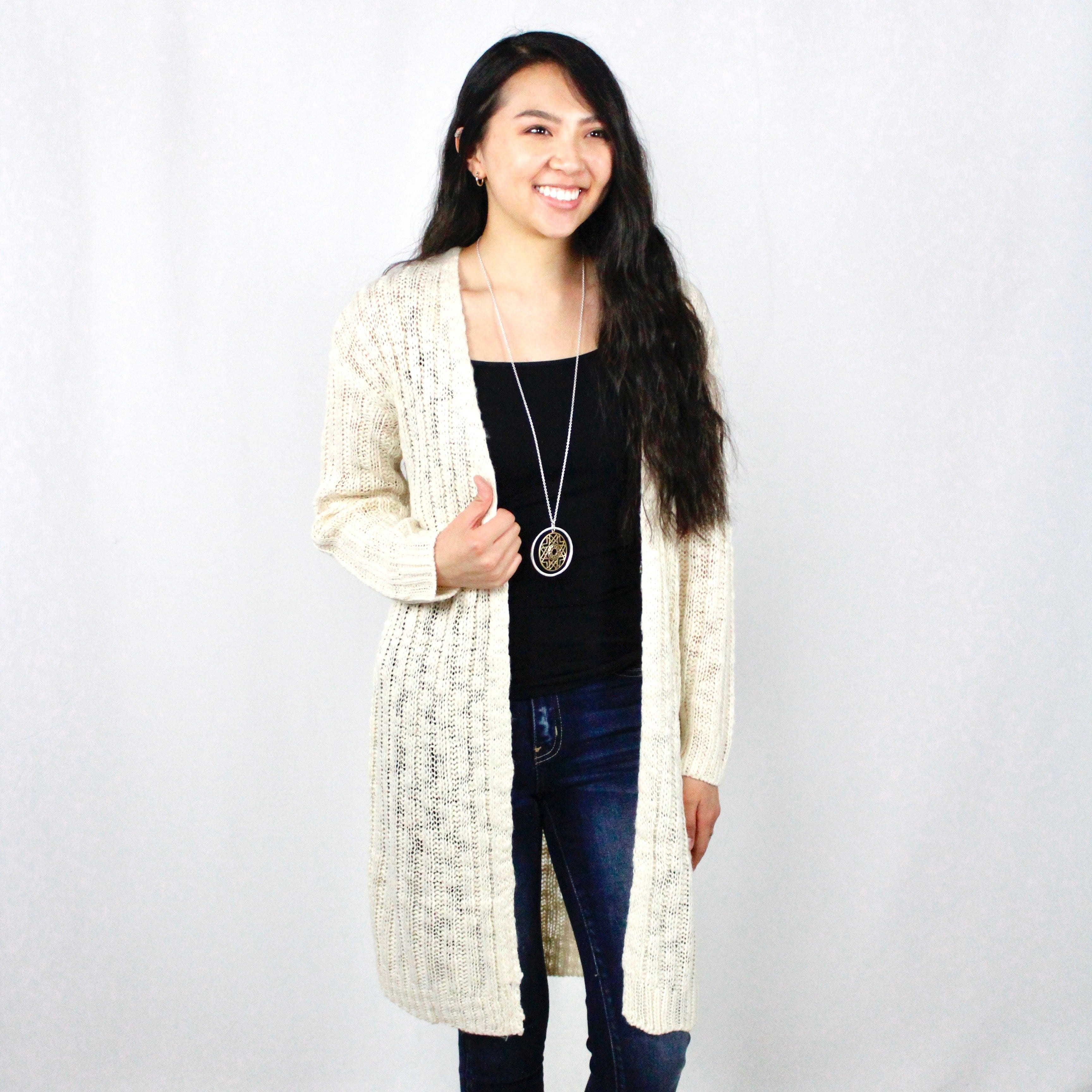 Classic Ivory Cozy Cardigan