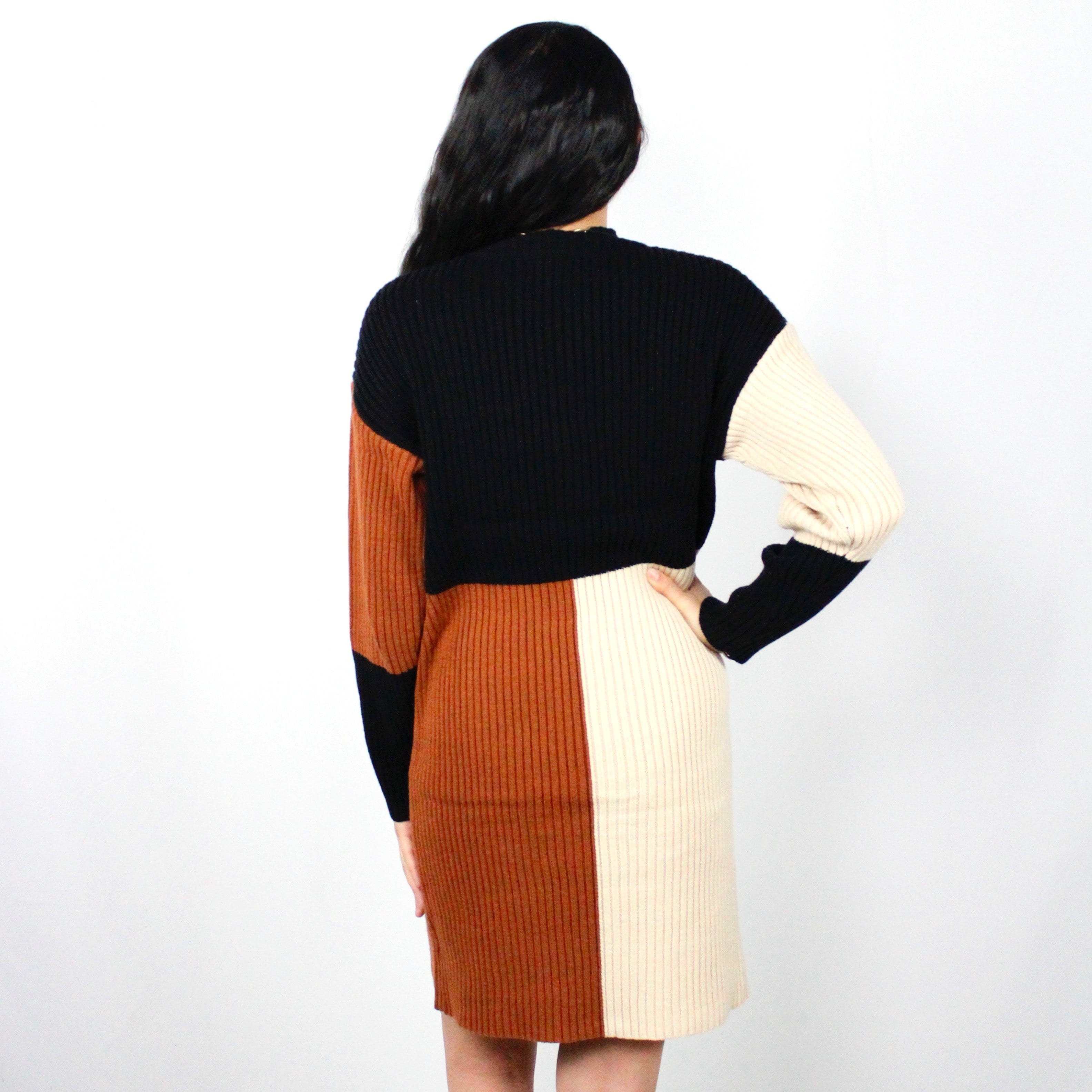 Colorblock Sweater Tunic