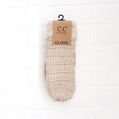 Solid Knit Mitten