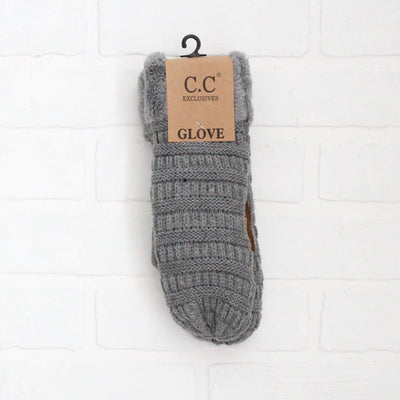 Solid Knit Mitten