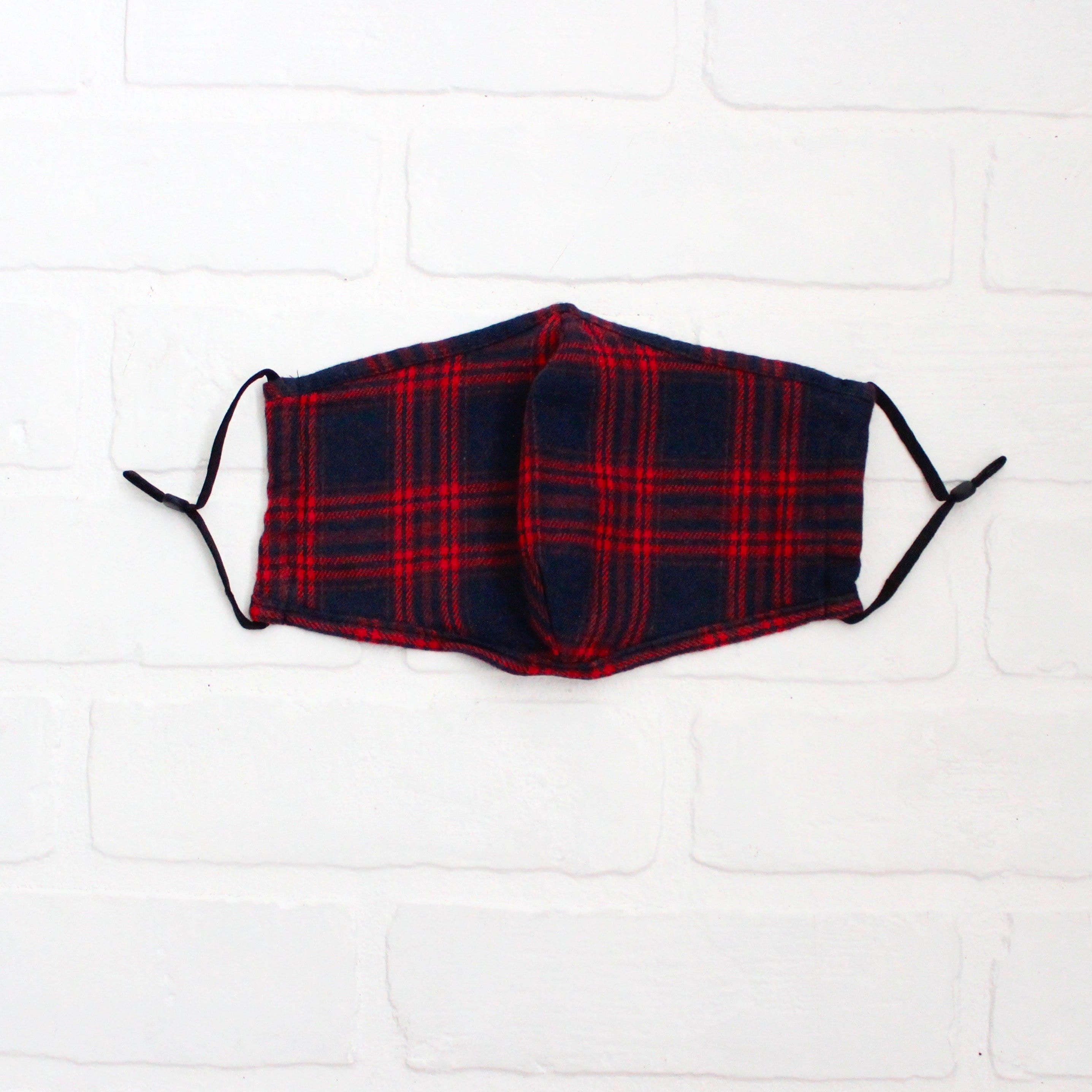 Adult Plaid Face Covering