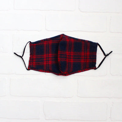 Adult Plaid Face Covering