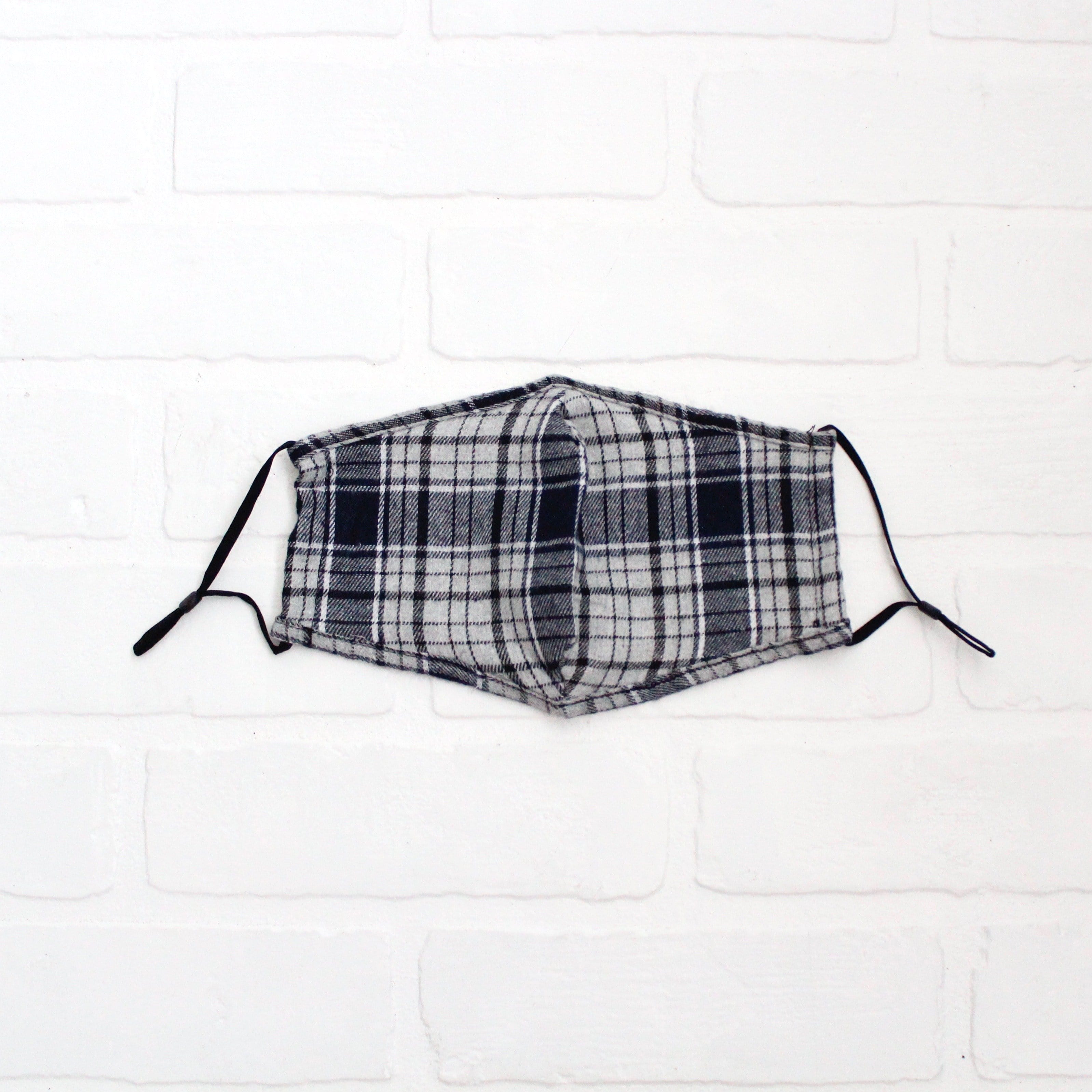 Adult Plaid Face Covering