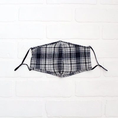 Adult Plaid Face Covering