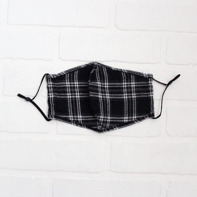 Adult Plaid Face Covering